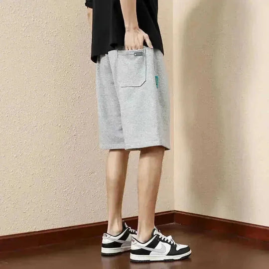 quick-dry cotton shorts | elastic waistband shorts | 5-inch inseam shorts | energy saving