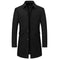 wool blend coat | mid-length overcoat | business casual attire | ultrasonic cleaning