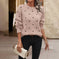 Ins Polka Dot Print Pullover Sweater Fashion Casual Long-sleeved Jacquard Knitted Top Winter Round Neck Clothing For Women Meifu Market