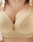 Women's Plus Size Push-up Accessories Chest Push-up Bra Without Steel Ring