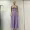 sexy v-neck suspender dress | summer a-line maxi dress | womens long formal dress | energy saving