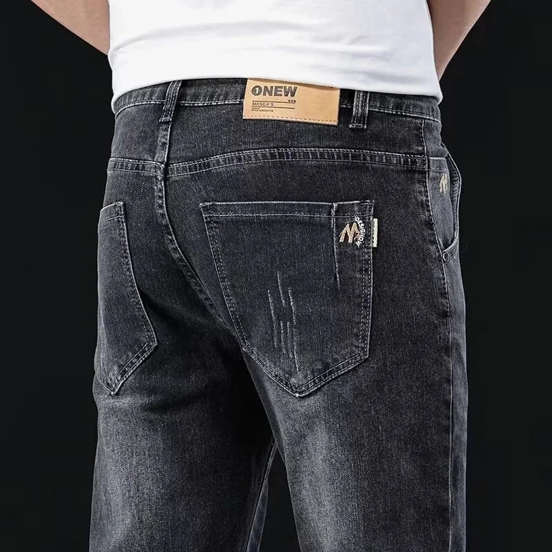 stretch denim jeans for men | lightweight summer jeans | breathable thin jeans | energy saving