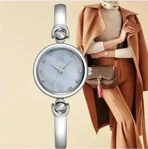 crystal rhinestone dial | elegant gift for her | formal occasion accessory | ultrasonic cleaning