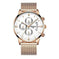 sapphire crystal glass | 100m water resistance | stainless steel bracelet | energy saving