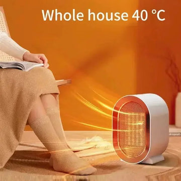 ptc ceramic heating technology | compact desktop heater | portable electric warmer | energy saving