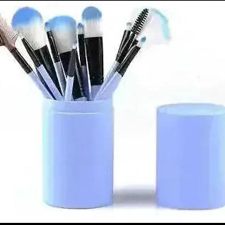 12pcs Professional Makeup Brush Set - Blush Eyeshadow Highlighter Brushes - color variant display