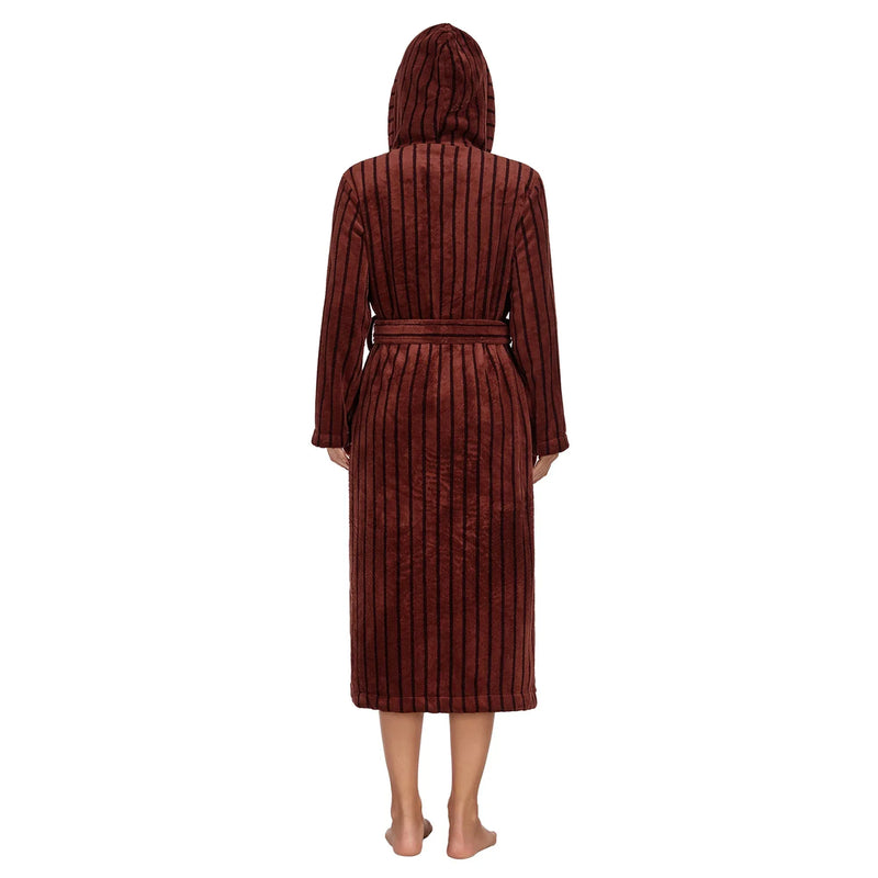 RONGTAI Luxury Plush Absorbency Robe For Women Extra Long Fleece Bathrobe With Hood & Pockets Warm Terry Cloth Loungewear Meifu Market