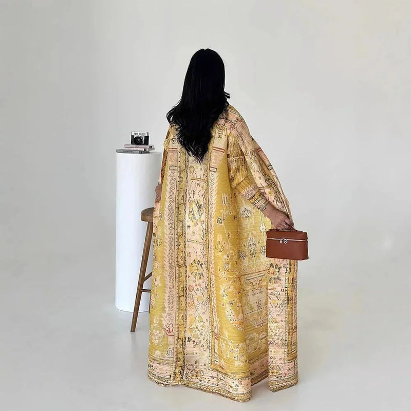 plus-size abaya robe | long cardigan coat | breathable cotton fabric | energy saving