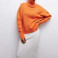 Women's Long-sleeved Pullover Solid Color Sweater Meifu Market