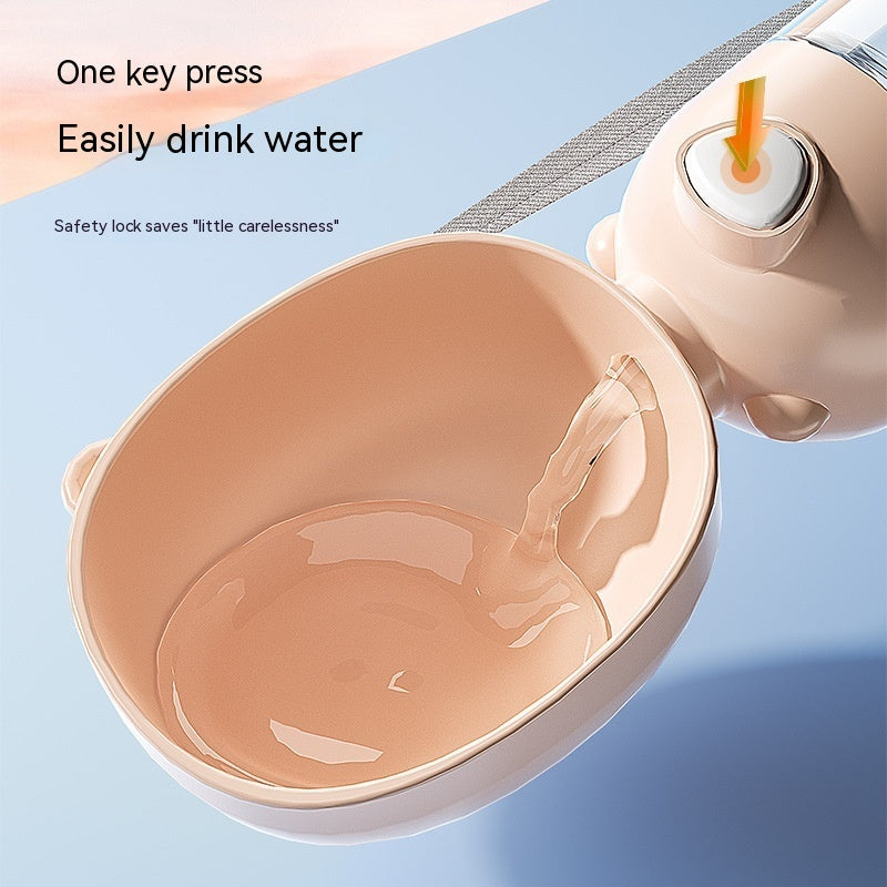 Portable Dog Water Bottle Food And Water Container For Pet Pets Feeder Bowl Outdoor Travel Drinking Bowls Water Dispenser Meifu Market