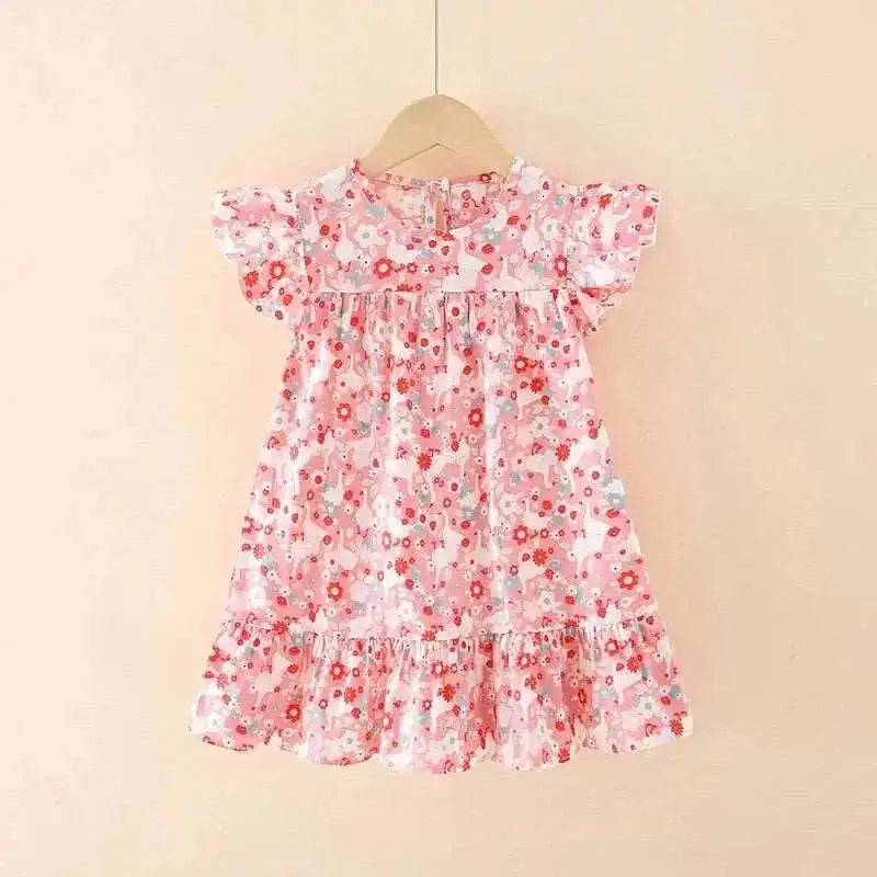 girls party dress with tulle skirt | princess costume for birthday party | summer kids clothes with lace trim | energy saving