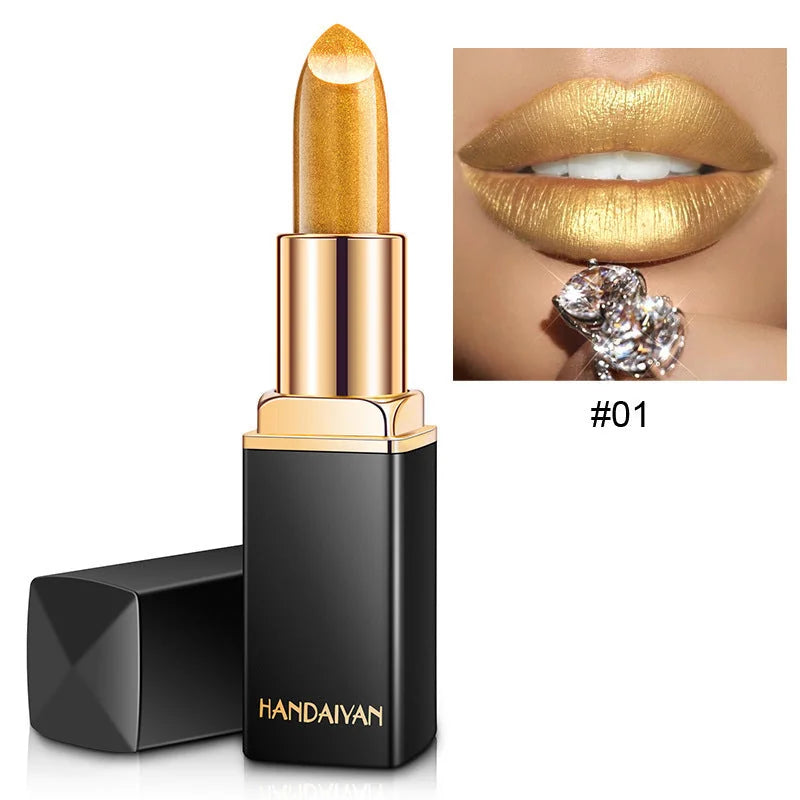 temperature change lipstick | metallic lipstick set | pearlescent lip gloss | ultrasonic cleaning