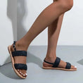 woven leather sandals for women | adjustable ankle strap sandals | lightweight beach walking shoes | ultrasonic cleaning
