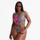 Women's Geometric Print Retro Swimsuit Tank Top Set - Meifu Market