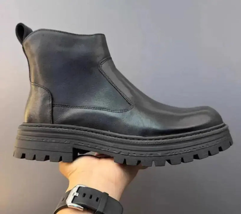 Autumn And Winter New Chelsea Boots Men's Business Shirt Meifu Market