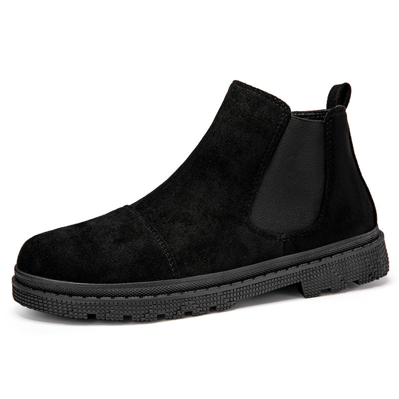 Slip-on Gao Banglun Retro Boots Men Meifu Market