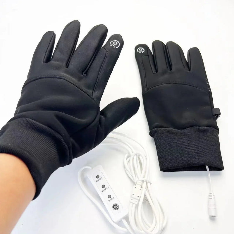 usb heated gloves | electric heating gloves | rechargeable heated gloves | energy saving
