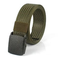 canvas tactical belt | metal-free buckle | adjustable canvas belt | energy saving