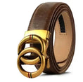 automatic alloy buckle | genuine cowhide leather belt | adjustable mens belt | energy saving