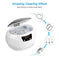 stainless steel tank construction | 600ml capacity ultrasonic cleaner | jewelry and glasses cleaner | ultrasonic cleaning