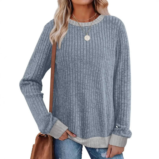 cotton-blend fabric | oversized fit pullover | breathable long sleeve top | ultrasonic cleaning