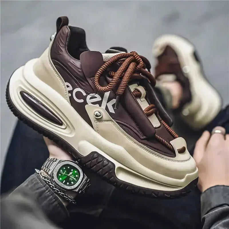 Men's Casual Sports Waterproof Dad Shoes Trendy All-matching Meifu Market