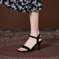 Women's Comfortable Small Size Sandals With Simple High Heel Strap Meifu Market