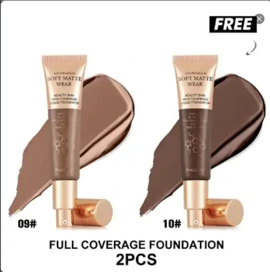 long-lasting matte foundation | waterproof liquid foundation | buildable coverage foundation | ultrasonic cleaning