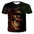 d printed skull t-shirts | mens graphic skull tees | soft cotton skull shirts | energy saving