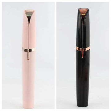 Electric Eyebrow Trimmer - Painless Flawless Brows Hair Remover with LED Light