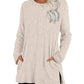 European And American Style Women Sweater Sunken Stripe Round Neck - oct 3, 