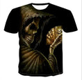 d printed skull t-shirts | mens graphic skull tees | soft cotton skull shirts | energy saving