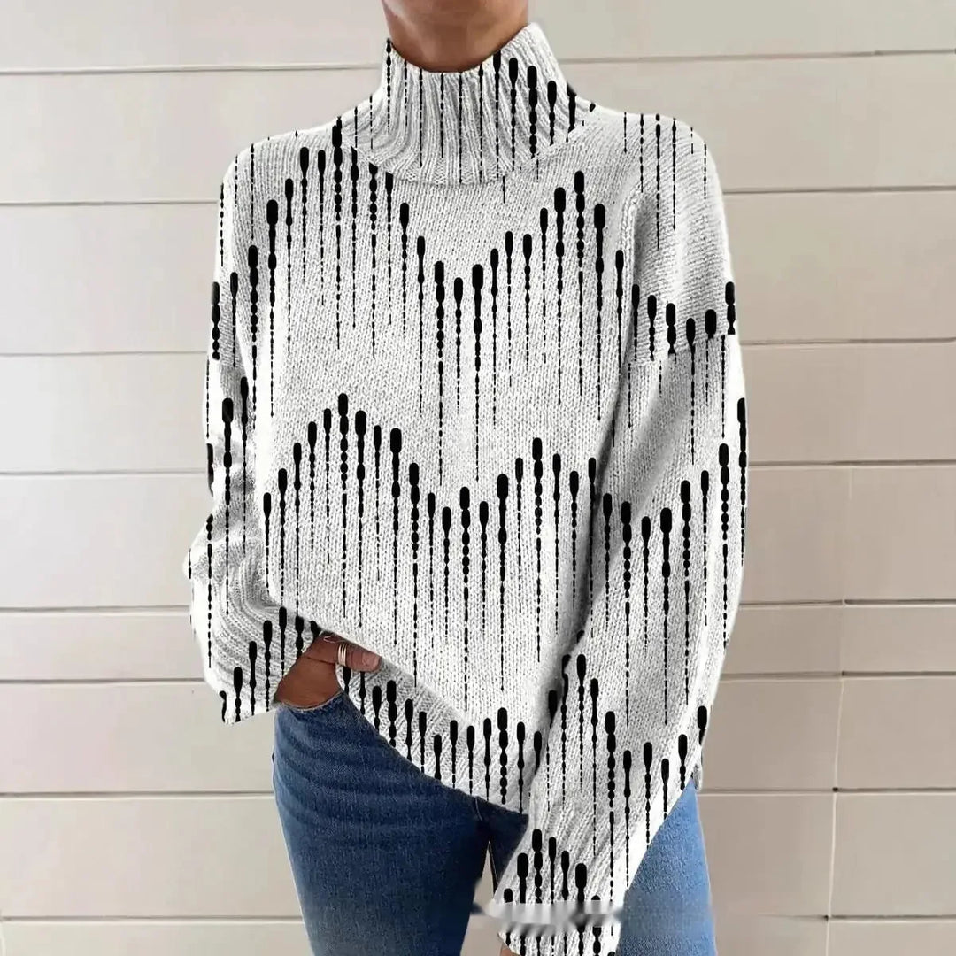 New Christmas Abstract Printing Casual Cloak Coat Cardigan Meifu Market