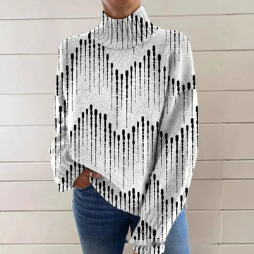 New Christmas Abstract Printing Casual Cloak Coat Cardigan Meifu Market