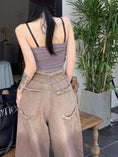 high-waisted wide leg pants | drawstring waistband pants | straight leg trousers | energy saving