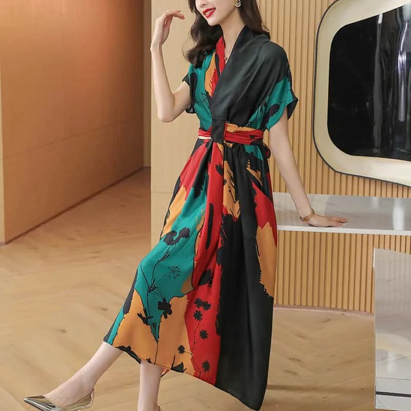 lightweight cotton fabric | loose fit swing dress | breathable summer dress | ultrasonic cleaning