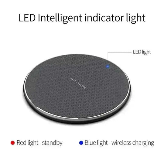 qi-compatible wireless charger | 10w fast charging pad | rugged phone charger | energy saving