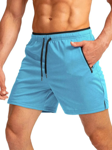 quick-dry running shorts | mens gym shorts with zipper pocket | lightweight exercise shorts | ultrasonic cleaning