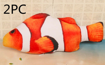 Electric Fish Cat Toy - Jumping Simulation Interactive USB Rechargeable