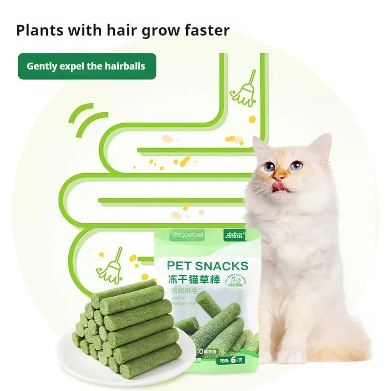 Freeze-dried Cat Grass Stick Tooth Cleaning Nutrition Fat Cat Snacks Meifu Market