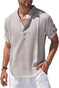 linen blend fabric | relaxed fit shirt | beach vacation wear | ultrasonic cleaning
