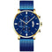 stainless-steel mesh band | 40mm case diameter | sapphire crystal glass | energy saving