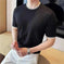 stretch cotton blend t-shirt | slim fit mens t-shirt | breathable knitted fabric | energy saving