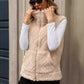 Women's Clothing Cardigan Zipper Loose Diamond Lattice Coat Plush Vest Meifu Market