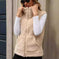 Women's Clothing Cardigan Zipper Loose Diamond Lattice Coat Plush Vest Meifu Market