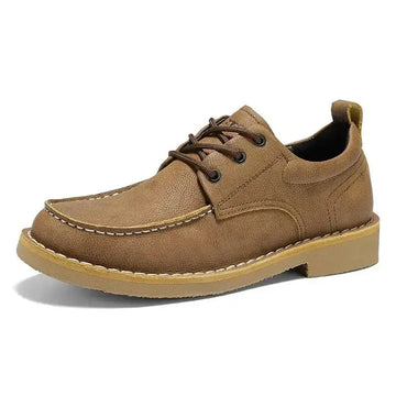 Autumn New Casual Leather Shoes Men's Casual Daily Meifu Market