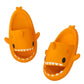 Adult's Slippers Indoor Outdoor Funny Shark Cartoon meifu market