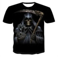 d printed skull t-shirts | mens graphic skull tees | soft cotton skull shirts | energy saving