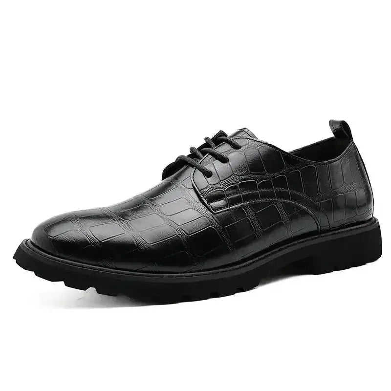 British Style Dress Shoes - Men's Casual Leather Oxfords for Business & Formal - Meifu Market