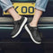 canvas slip-on loafers | breathable fabric shoes | lightweight casual footwear | ultrasonic cleaning